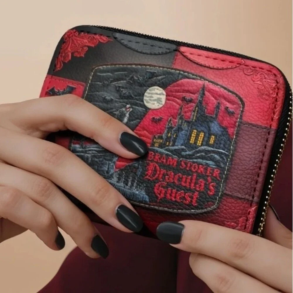 Dracula's Guest Mini Wallet Horror Goth Halloween New NWT Vampire Bram Stoker